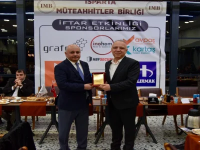Isparta’da Müteahhitler Birliği’nden Birlik ve Dayanışma İftarı